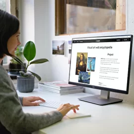 Testing Wikiart.org on a desktop