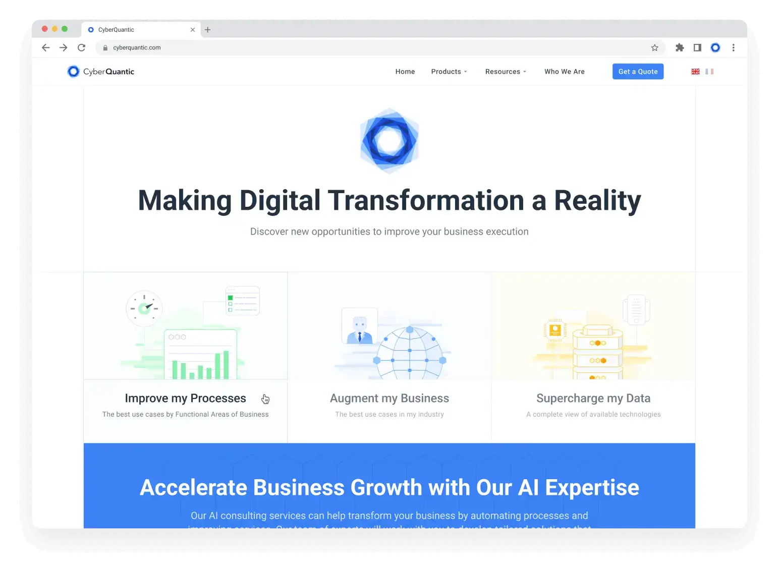 CyberQuantic novel map-based web product